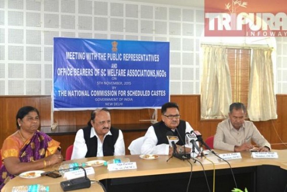 National commission for SC holds press meet